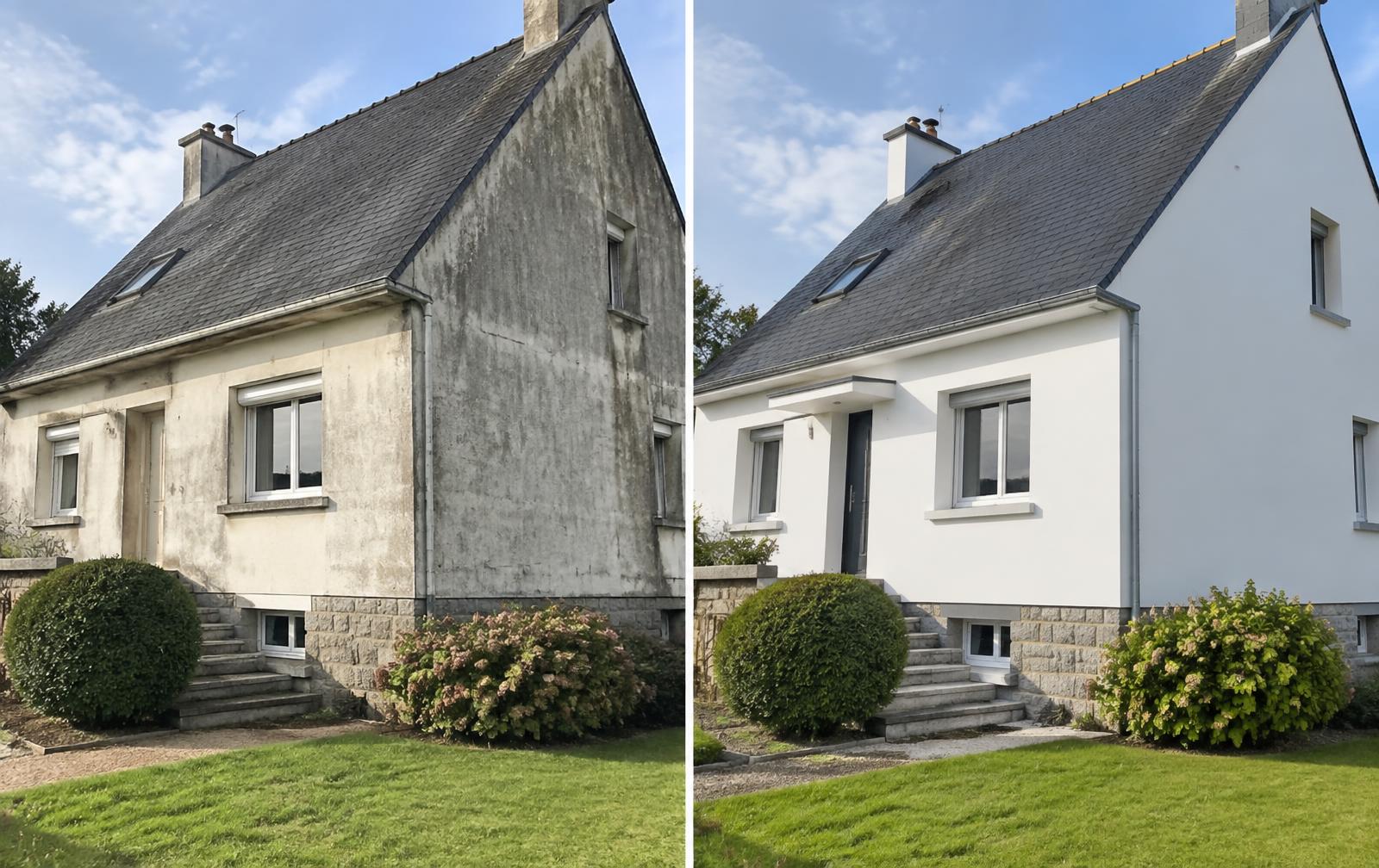 Avant et après : Isolation thermique extérieure