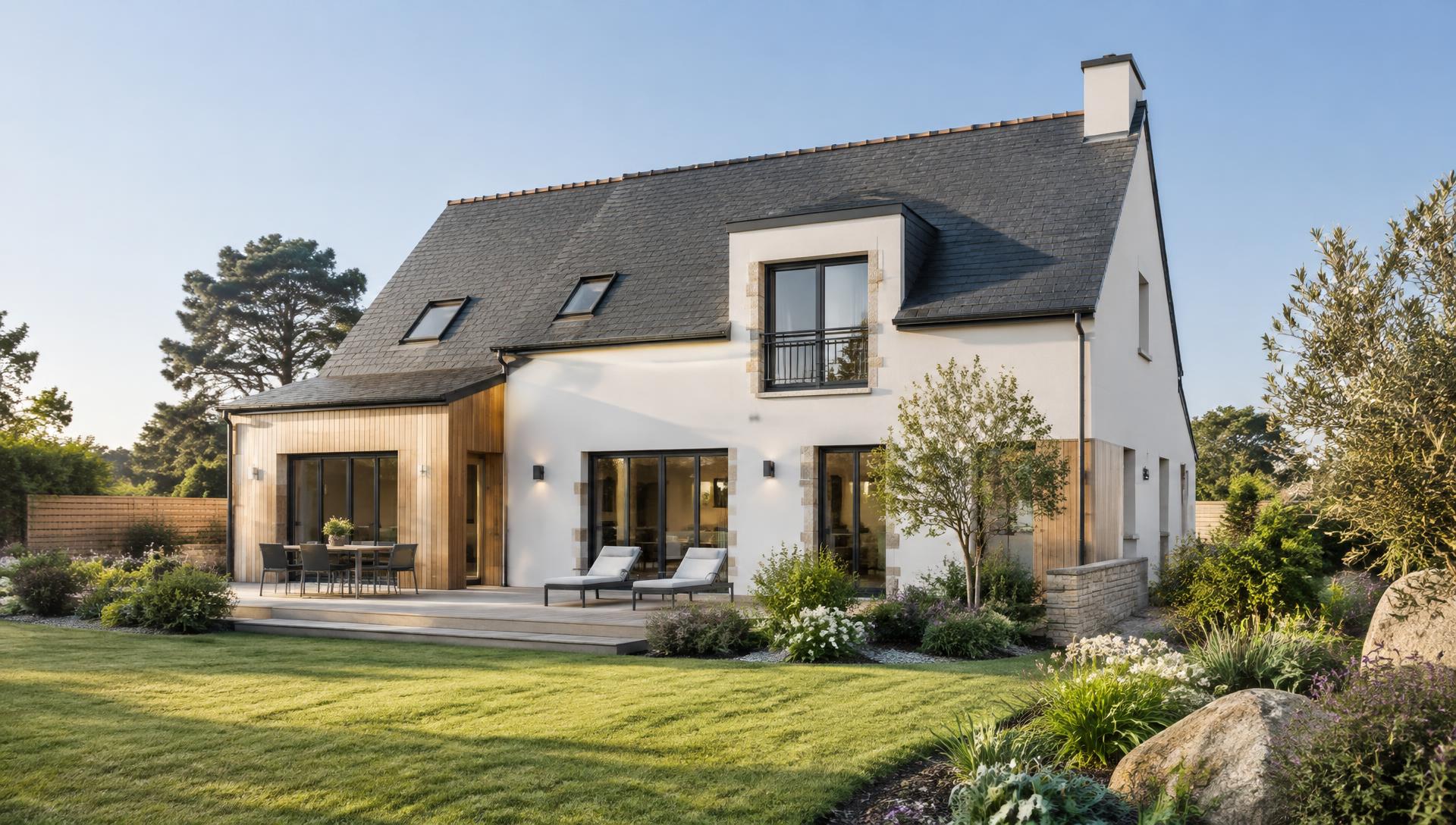 Maison individuelle rénovée en Bretagne